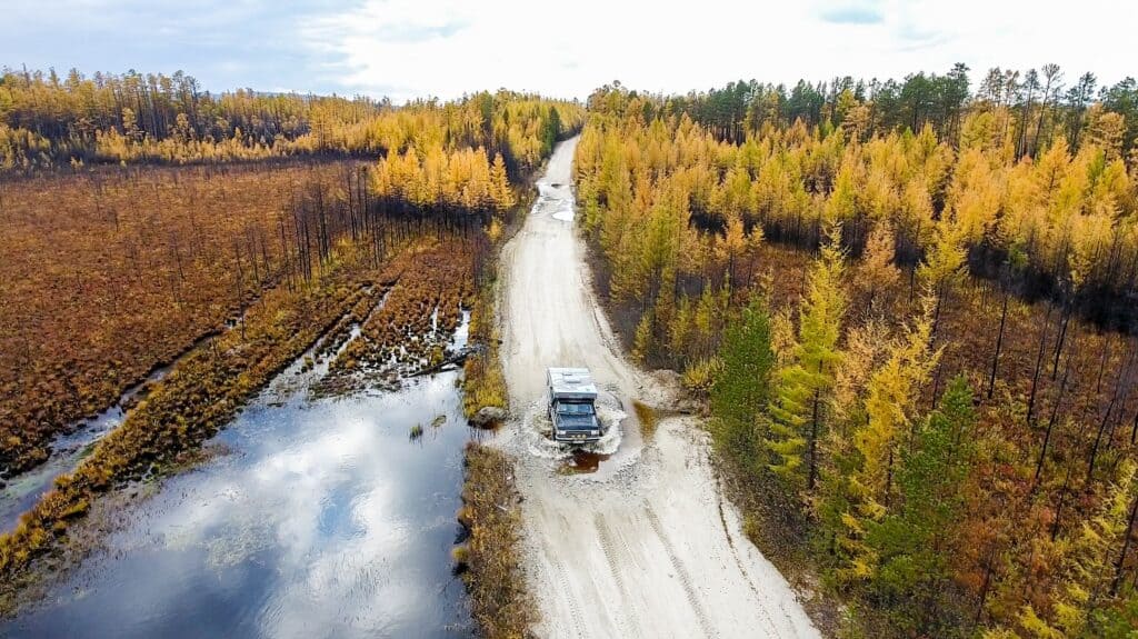 Autom cez málo známu Sibír||||||||